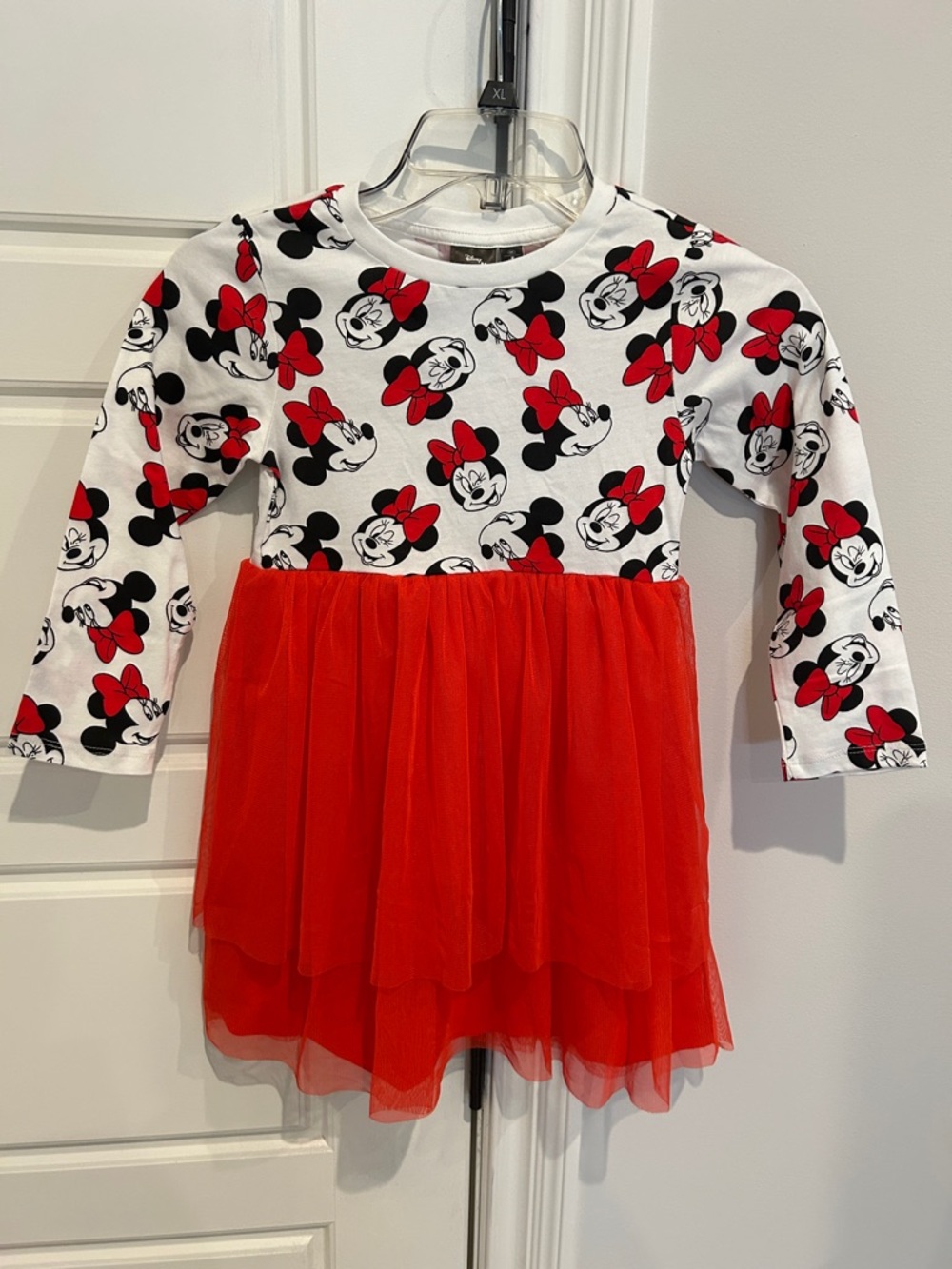 NWT Disney Minnie Mouse Long Sleeve Tulle Dress